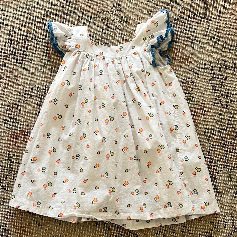 Tucker + Tate White Ruffled Tiered Babydoll Dress